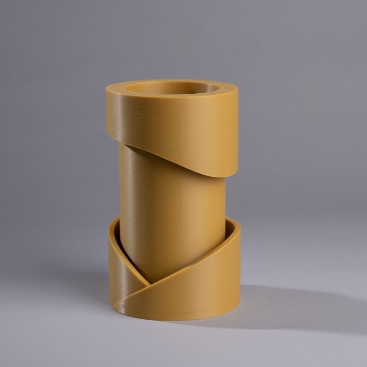 Solaris – Vase Design Ocre - Vases - Vue 1 - Impression 3D France