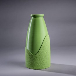 Double Texture – Vase Vert Design - Vases - Vue 1 - Impression 3D France