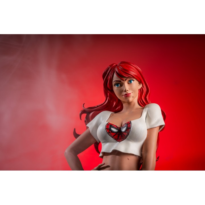 Mary Jane Spider-Man – Figurine 3D Résine Peinte - Divers - Vue 2 - Impression 3D France