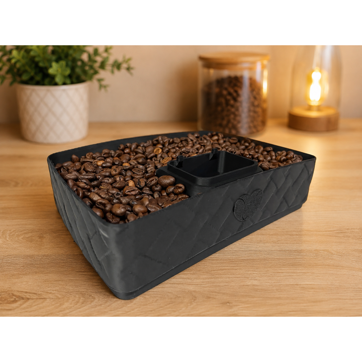Réhausse Bac à Grains Delonghi Magnifica S 750g - Accessoires Café - Vue 1 - Impression 3D France