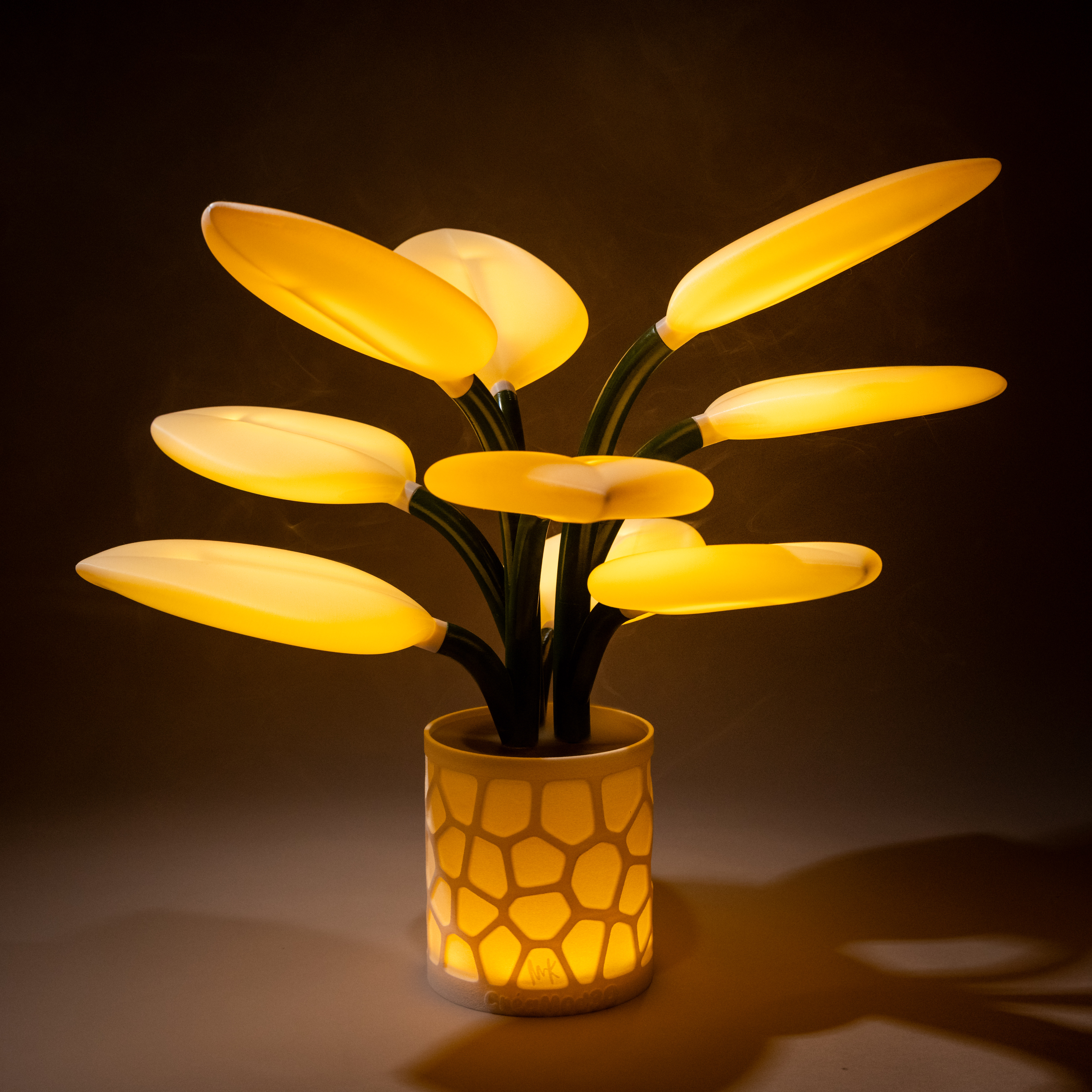 BloomLight XL RGB – Lampe fleur 55 cm - Lampe en PLA | Impression 3D CreaMod3D - Vue 2