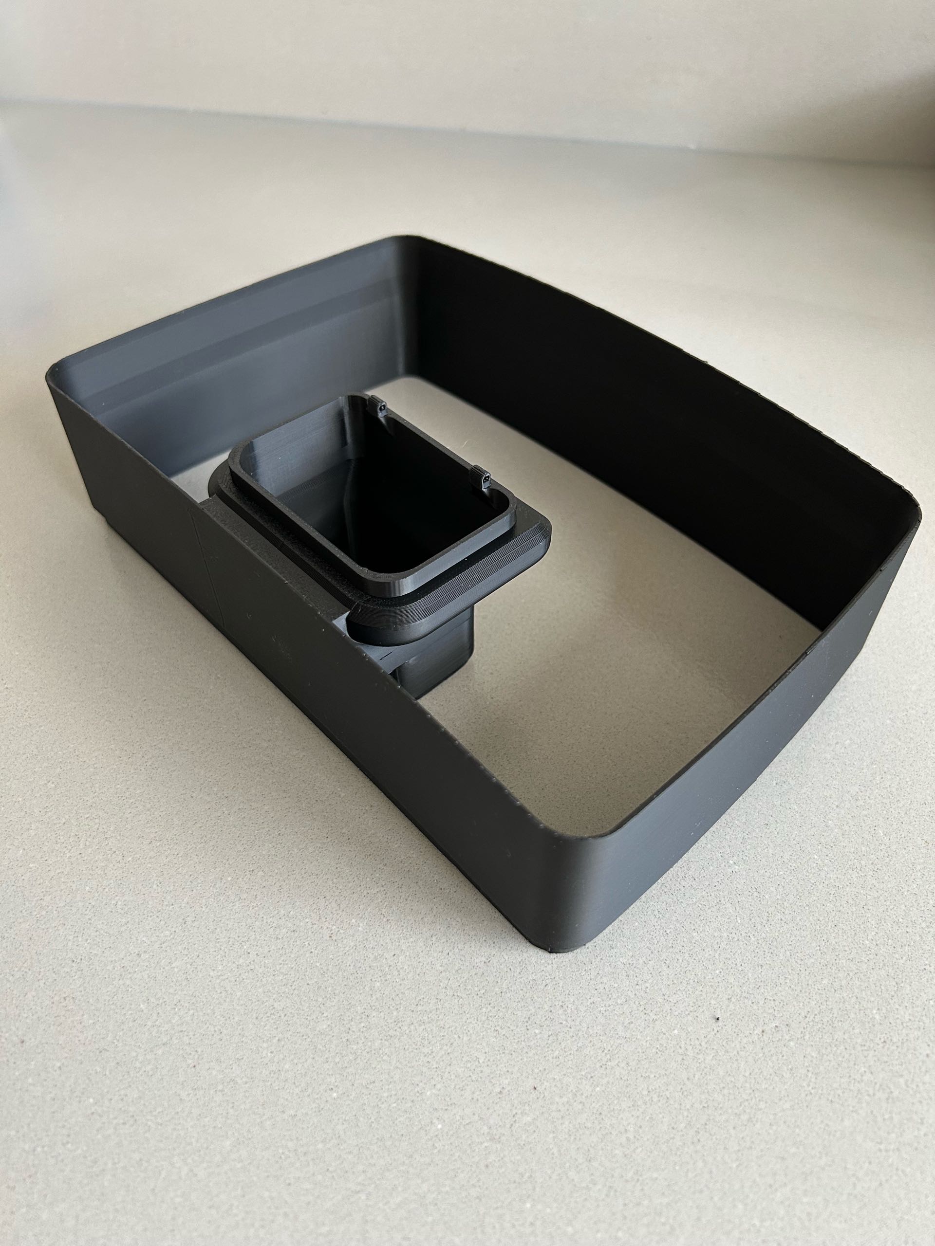 Rehausse bac à grains Delonghi Magnifica S – Extension de réservoir café - Impression 3D  - 10.99€ - CreaMod3D