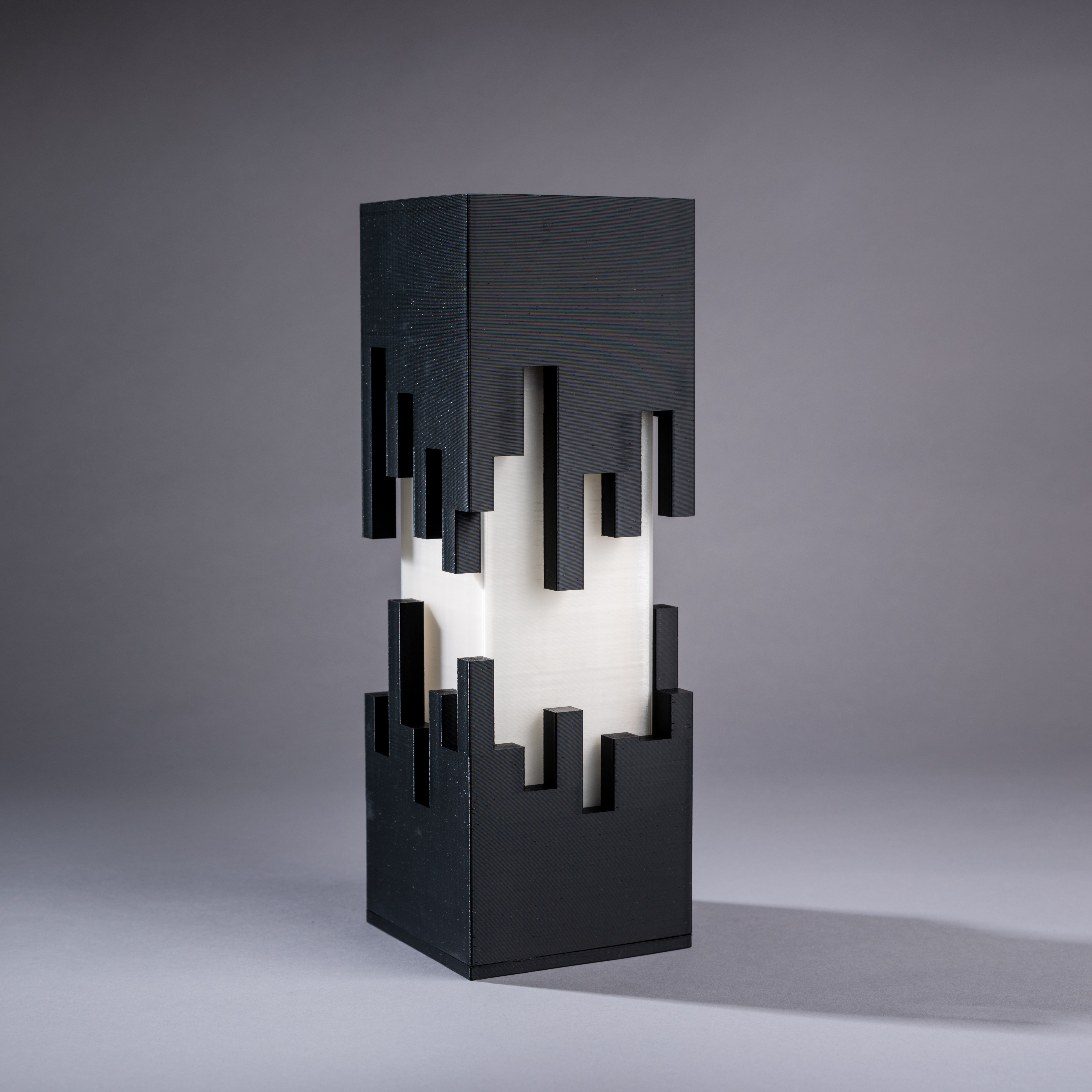 Lampe Moderne Noir & Blanc - Impression 3D  - 19.90€ - CreaMod3D