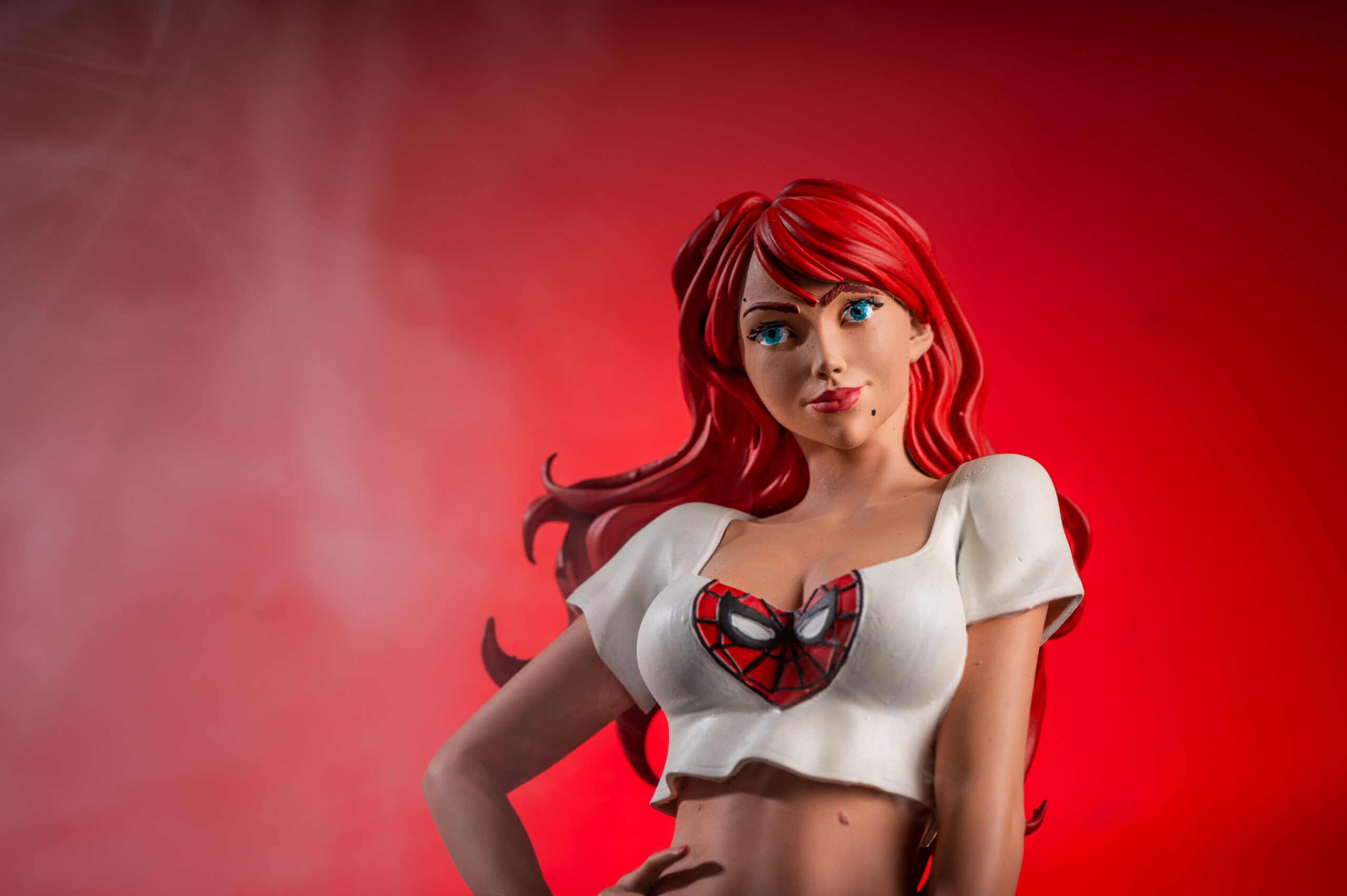 Mary Jane Spider-Man Figurine 3D Résine Peinte Main CreaMod3D - Image 2