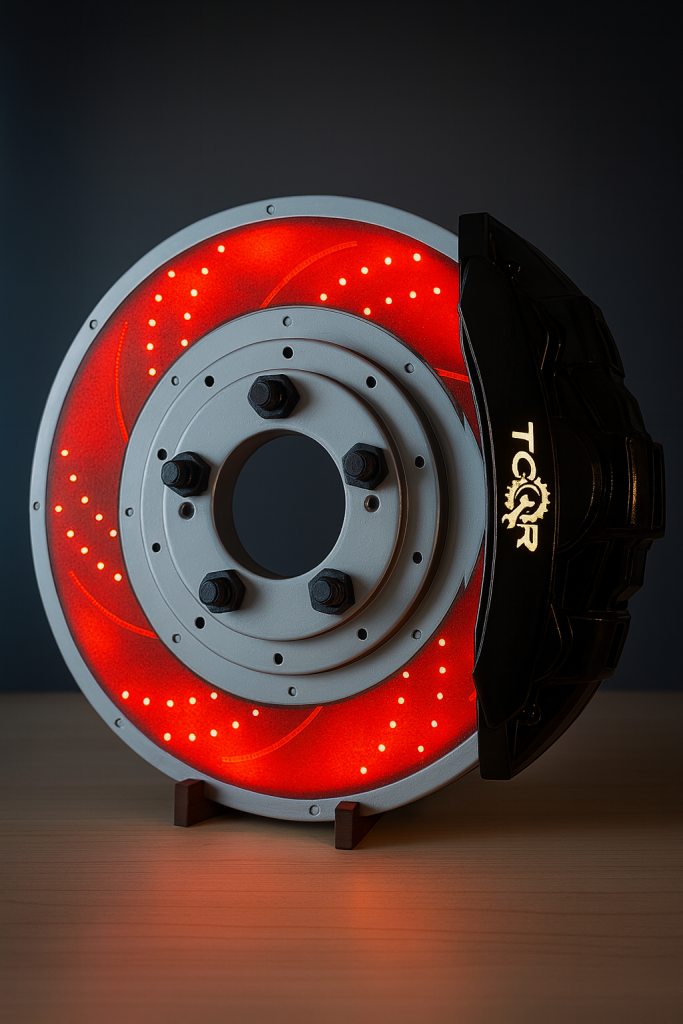 Lampe Étrier de Frein TCQR – Édition Spéciale - Impression 3D artisanale Made in France - CreaMod3D