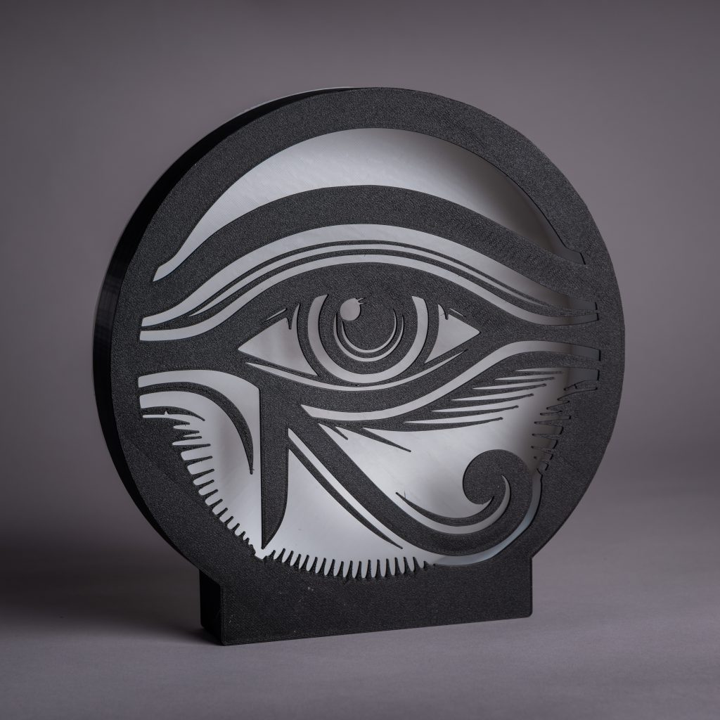 Lampe Œil d'Horus - Impression 3D artisanale Made in France - CreaMod3D