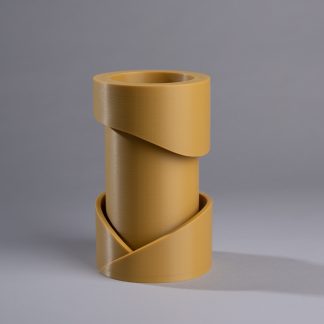 Solaris – Vase design ocre
