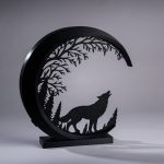 LunaWolf – Lampe loup lune - Image 1