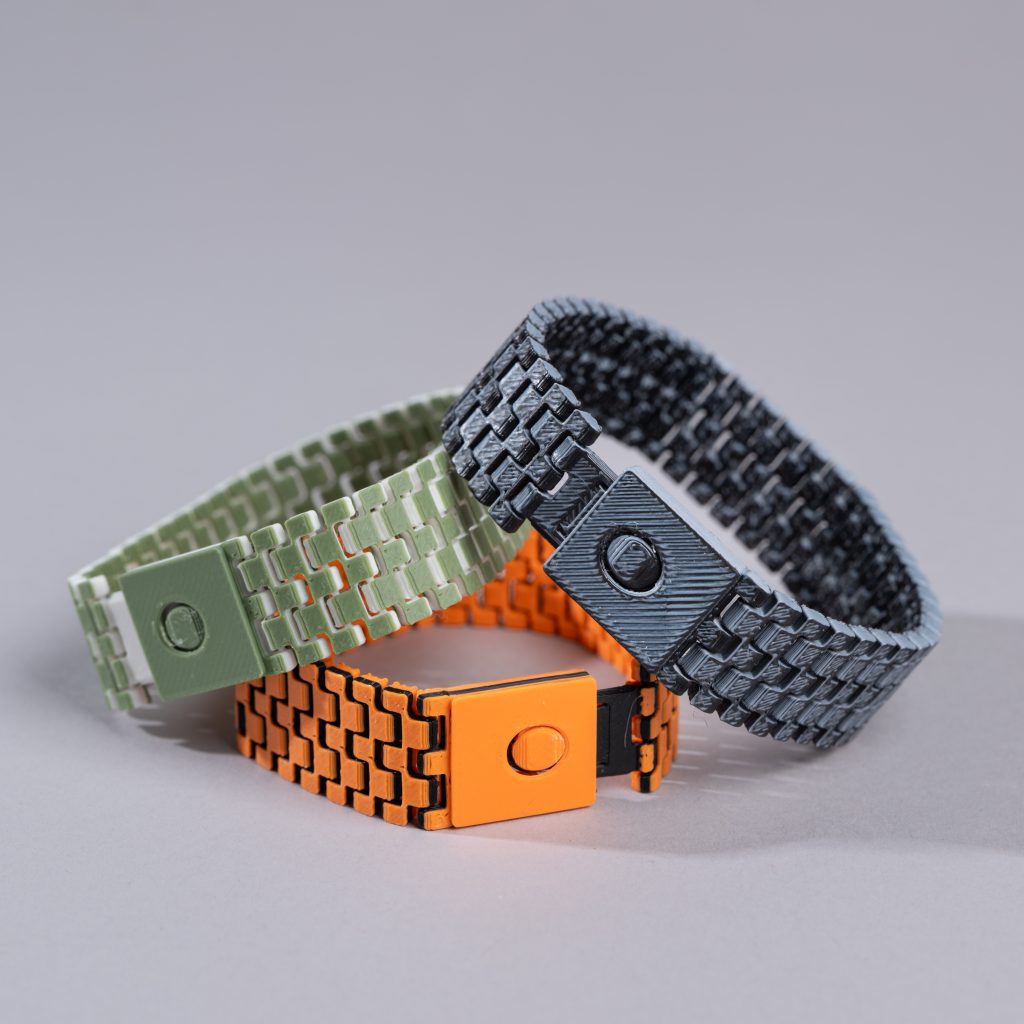 Bracelet Articulé 3D - Impression 3D artisanale Made in France - CreaMod3D