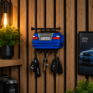Porte-clés Mural Sport – Style BMW M3 – Personnalisable