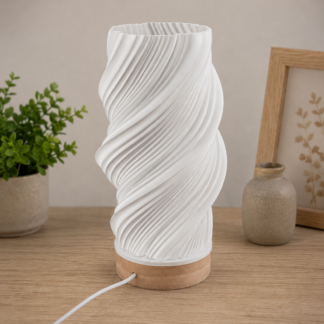 Lampe d&rsquo;Ambiance LED « Luma Twist 3D » — Design Torsadé